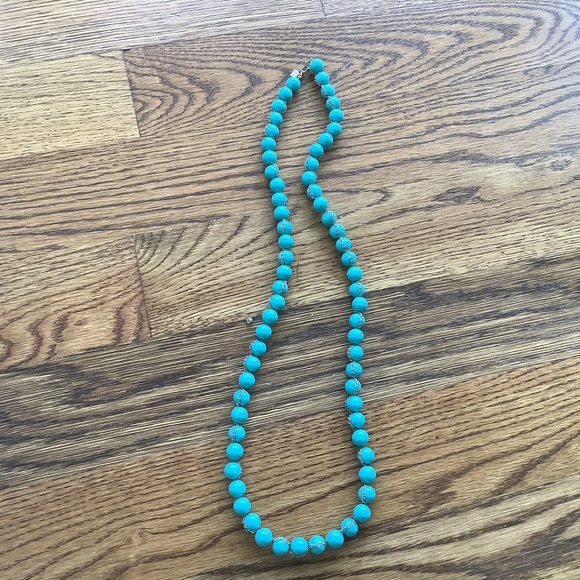 Banana  Republic  Beaded Necklace in Turquo… - Picture 5 of 9